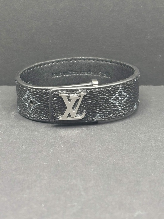 Louis Vuitton Jewelry - Louis Vuitton Slim Bracelet Black